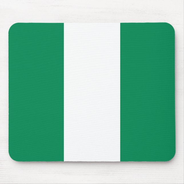 Tapis De Souris Drapeau patriotique du Nigeria (Devant)