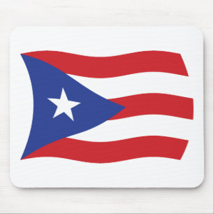 Tapis De Souris Drapeau Porto Rico Mousepad