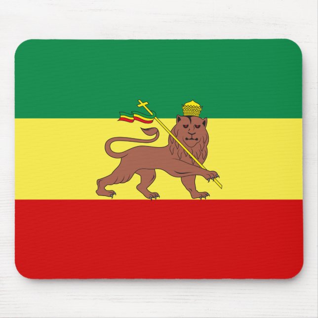 Tapis De Souris Drapeau rastafarien (Rastafarianisme) (Rasta) (Devant)
