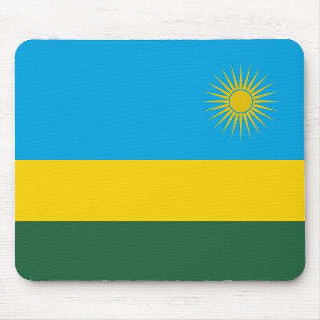Tapis De Souris Drapeau rwandais (Rwanda) (Pays africain) (Devant)