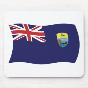 Tapis De Souris Drapeau Sainte-Hélène Mousepad