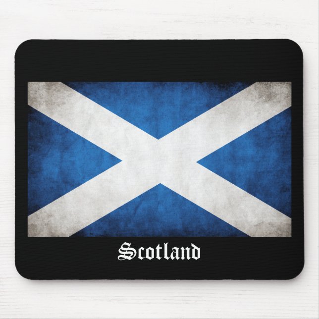 Tapis De Souris Drapeau Scotland Grunge (Devant)