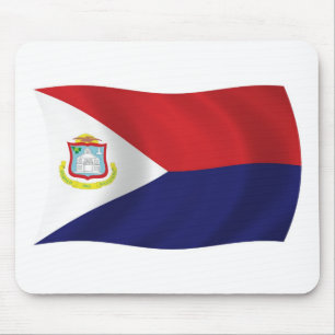 Tapis De Souris Drapeau Sint Maarten Mousepad