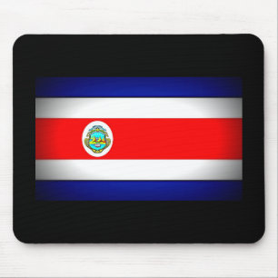 Tapis De Souris Drapeau stylisé du Costa Rica