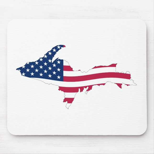 Tapis De Souris Drapeau supérieur de péninsule (Devant)