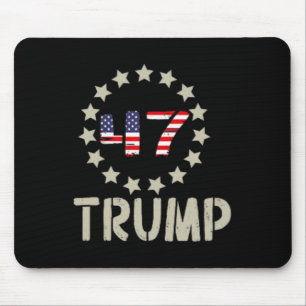 Tapis De Souris Drapeau Trump 2024 (sur Byck) Take America Ck Trum