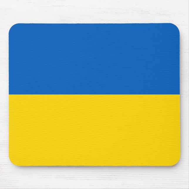 Tapis De Souris Drapeau Ukraine (Devant)