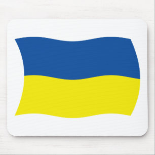 Tapis De Souris Drapeau ukrainien Mousepad