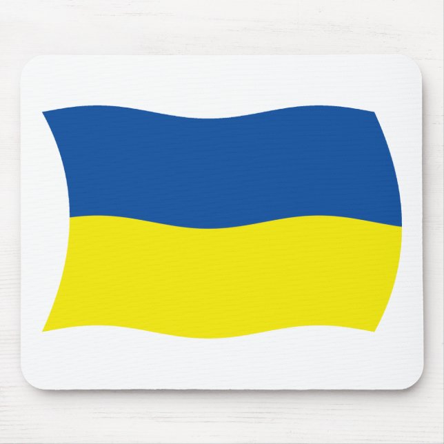 Tapis De Souris Drapeau ukrainien Mousepad (Devant)