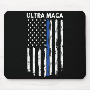 Tapis De Souris Drapeau Ultra Maga US Fier Ultra Maga