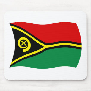 Tapis De Souris Drapeau Vanuatu Mousepad
