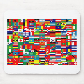 TAPIS DE SOURIS DRAPEAUX DU MONDE