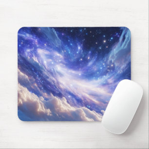 Tapis De Souris Dreamscape cosmique : Nebula scintillante et nuit