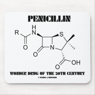 Tapis De Souris Drogue de merveille de pénicilline du 20ème siè
