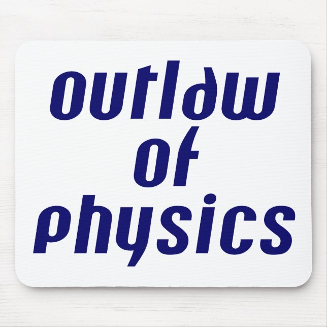 Tapis De Souris Droit de la physique (Devant)