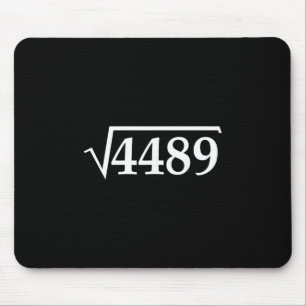 Tapis De Souris Drôle 67 Mème Brainrot Racine carrée 4489 Argot Ma