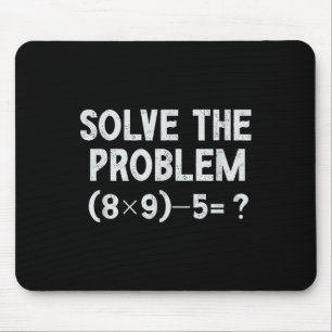 Tapis De Souris Drôle 67 Meme Pemdas Prof de Math Élémentaire Cerv