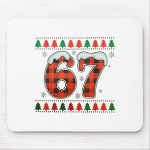 Tapis De Souris Drôle 67 Six Sept Squad Meme Noël Ugly Sweat