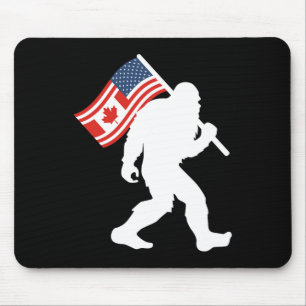 Tapis De Souris Drôle Bigfoot Canada Les 51 État Trump Canada État