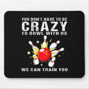 Tapis De Souris Drôle Bowling Équipe Femmes Bowler Bowling Ta