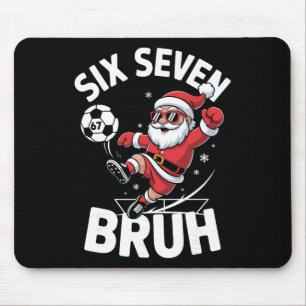 Tapis De Souris Drôle Bruh Foot Santa 67 Mème Noël Xmas Pyj