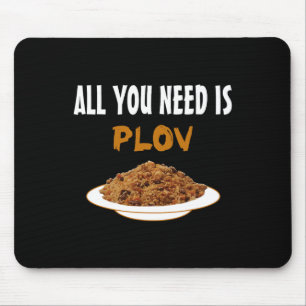 Tapis De Souris Drôle Bukharian Ouzbek Nourriture - Plov Lover Bbq