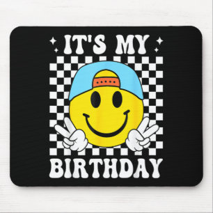 Tapis De Souris Drôle C'est Mon Anniversaire Visage Heureux Annive