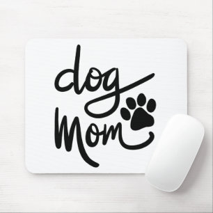 Tapis De Souris Drôle Chien Paw Chien Maman