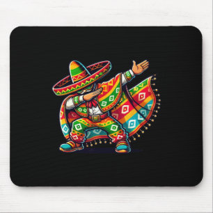 Tapis De Souris Drôle Dabbing Boys Mexicain Poncho Cinco De Mayo
