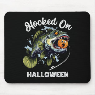 Tapis De Souris Drôle d'appât de pêche Halloween hommes garçons zo