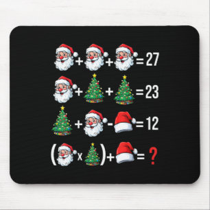 Tapis De Souris Drôle de 67 Meme Santa Prof de Maths Noël Pyjama