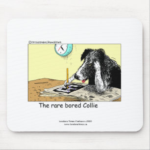 Tapis de souris drôle de Border Collie