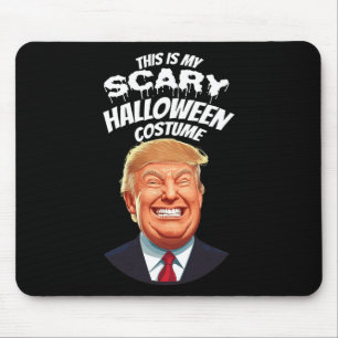 Tapis De Souris Drôle de Donald Trump Épouvantable Blague Hallowee