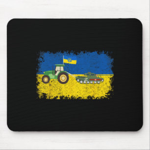 Tapis De Souris Drôle de fermier ukrainien vole le char Memes I St