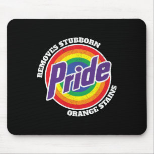 Tapis De Souris Drôle de Fierté Anti-Trump Enlève Taches Orange Te