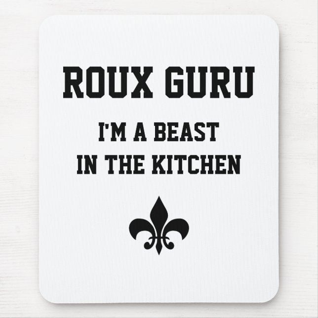 Tapis de souris drôle de Guru Rougarou Louisiane (Devant)