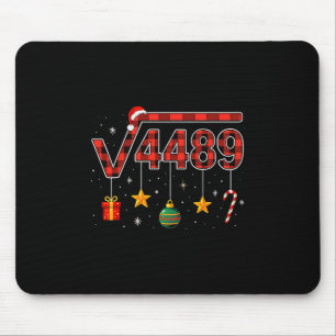 Tapis De Souris Drôle de Noël 6 7 Six Sept Mème Racine Carrée 448