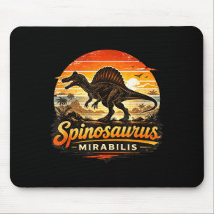 Tapis De Souris Drôle de spinosaurus rétro dinosaure spinosaurus