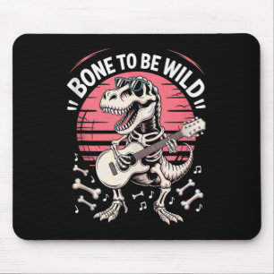 Tapis De Souris Drôle Dinosaure Fossil - Os Pour Être Débardeur Sa