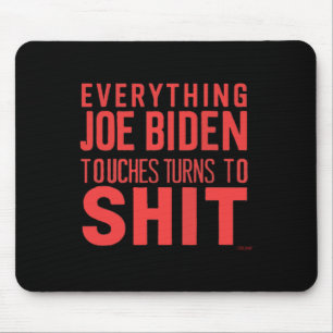 Tapis De Souris Drôle Donald Trump 2024 Tout Joe Biden Touch