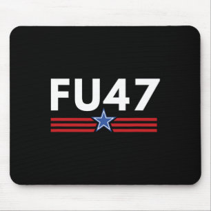 Tapis De Souris Drôle Fu47 Anti Trump Patriotique Pro Harris Democ