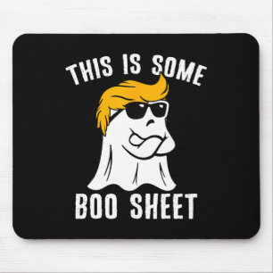 Tapis De Souris Drôle Halloween Trump C'Est Une Feuille De Livres