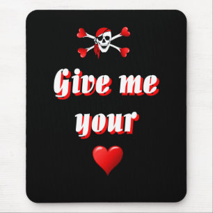 Tapis De Souris Drôle humoristique drapeau de pirate