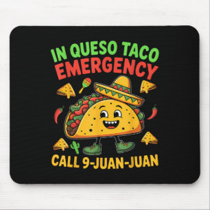 Tapis De Souris Drôle Mème Cinco De Mayo Fiest Taco Mexicain