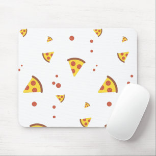 Tapis De Souris Drôle motif minimaliste de pizza pepperoni rétro
