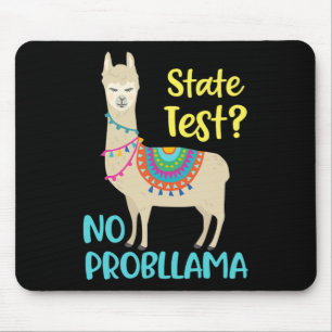 Tapis De Souris Drôle Motivational State Test Day pour les étudian