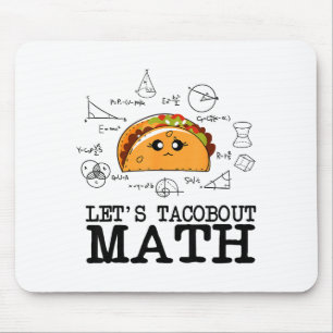 Tapis De Souris Drôle Nerdy Allons Taco Bout Math Pi Jour Math Ens