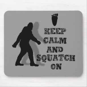 Tapis De Souris drôle nerdy geek gros pied sasquatatch