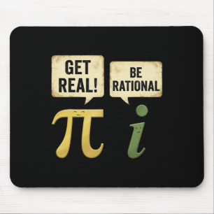 Tapis De Souris Drôle Obtenir Réel Soyez Rationnel Pi Day Prof de 