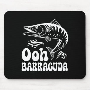 Tapis De Souris Drôle Ohh Barracuda Pêche Pour Amateurs De Musique